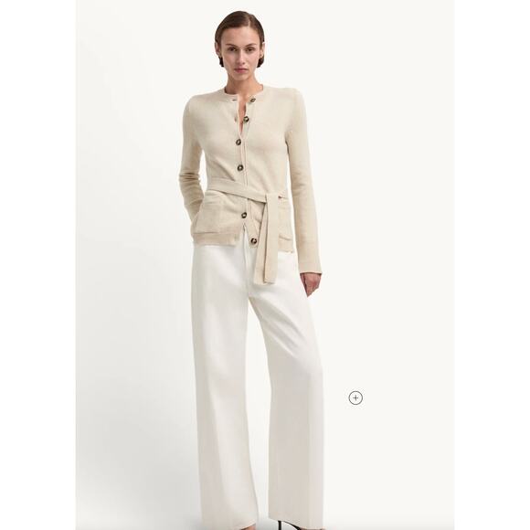 G Goop The Slim Belted Cardigan size M medium - Picture 7 of 7